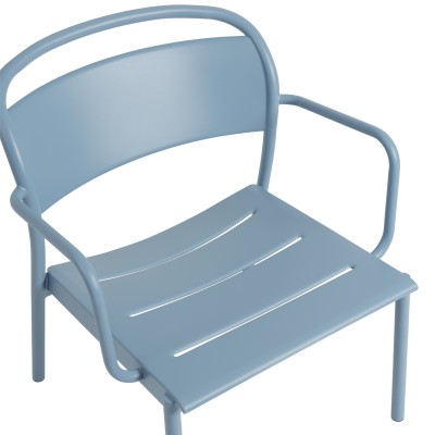 Linear Steel Lounge Armchair