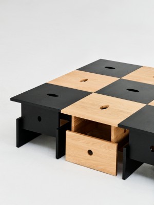 Wood Box Coffee Table